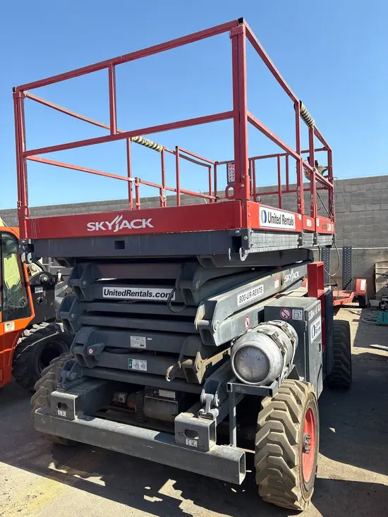 2018 Skyjack SJ8841RT Rough Terrain Scissor Lift