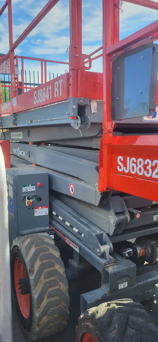 2017 Skyjack SJ8841RT Rough Terrain Scissor Lift