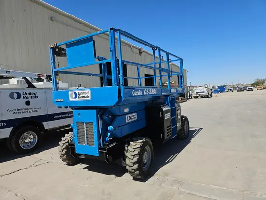 2018 Genie GS-3384 RT Rough Terrain Scissor Lift