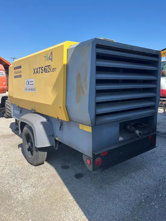 2016 Atlas Copco XATS750JD7 Air Compressor