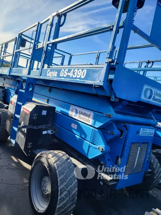 2017 Genie GS-4390 RT Rough Terrain Scissor Lift