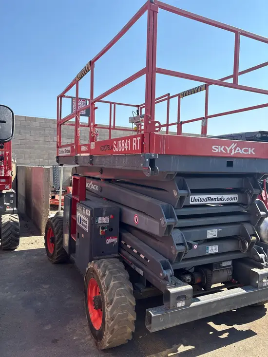2018 Skyjack SJ8841RT Rough Terrain Scissor Lift