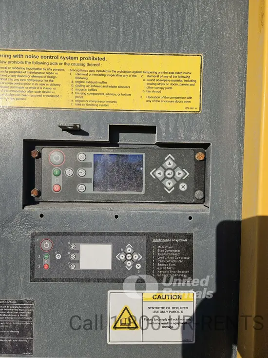 2018 Atlas Copco XATS750JD T4F Air Compressor