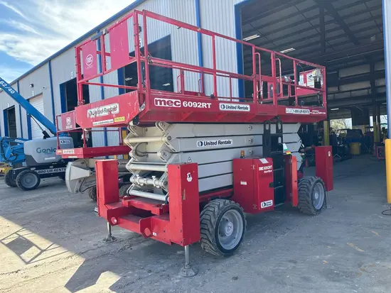 2017 MEC 6092RT Rough Terrain Scissor Lift