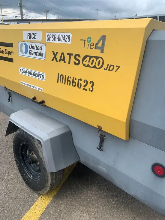 2013 Atlas Copco XATS400JD7 Air Compressor