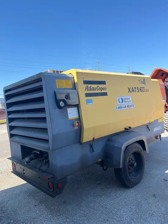 2016 Atlas Copco XATS750JD7 Air Compressor
