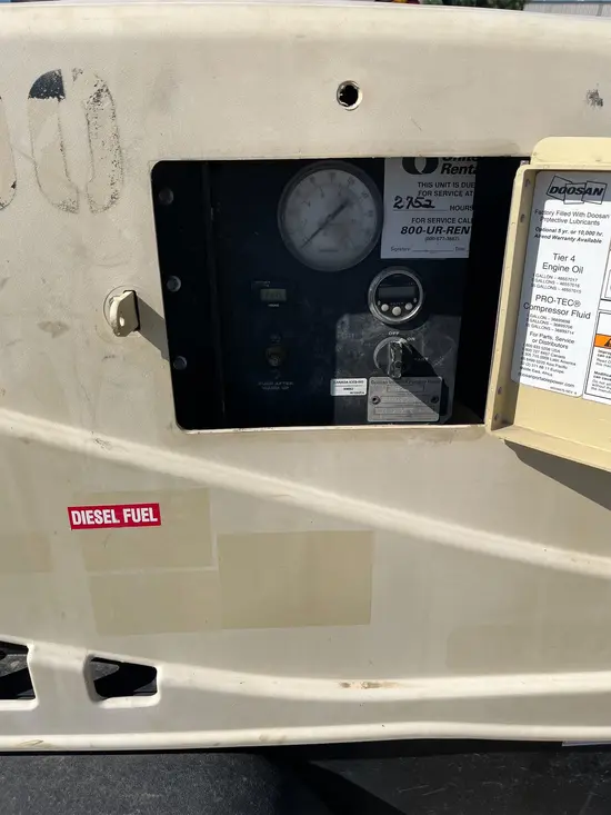 2018 Doosan C185WDZ-T4F Air Compressor