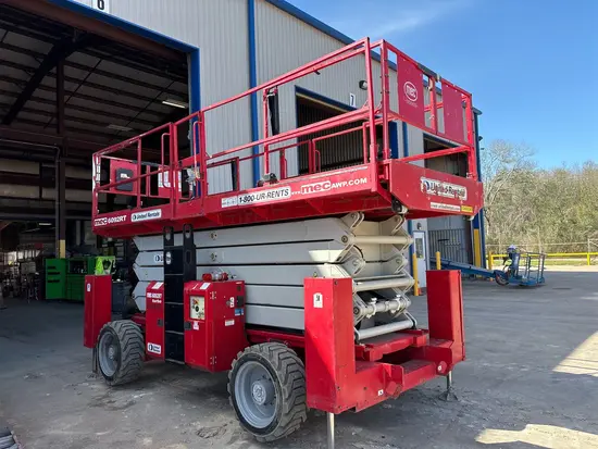 2017 MEC 6092RT Rough Terrain Scissor Lift