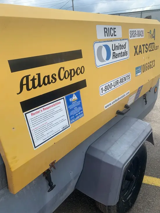 2013 Atlas Copco XATS400JD7 Air Compressor