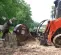 Gray PALADIN Stump Grinder Attachment for Skid Steer