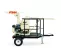 Beige FINNCORP Straw Blower, Gas Powered, 7 Tons