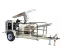 Beige FINNCORP Straw Blower, Gas Powered, 7 Tons