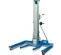 Blue and silver GENIE Material Lift, 700-1,000 lbs., 6 ft.-12 ft., Manual