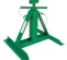 Green GREENLEE Screw-type Reel Jack Stand, 22 in.-54 in.