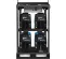 Blue and black MILLERELEC Welder Rack, 350 Amps, 4 Pack