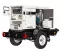 White and black MULTIQUIP 11-22 kW Towable Generator, Tier 4 Diesel
