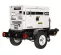 White and black MULTIQUIP 11-22 kW Towable Generator, Tier 4 Diesel