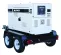 White and black MULTIQUIP 30-35 kW Towable Generator, Tier 4 Diesel
