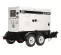 White and black MULTIQUIP 56-64 kW Towable Generator, Tier 4 Diesel