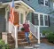 Gray and orange and black STIHL Hand-held Blower, Gas Powered