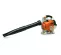 Gray and orange and black STIHL Hand-held Blower, Gas Powered