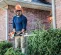 Orange, black, white and silver STIHL Double-sided Hedge Trimmer, 24 in., Gas Powered