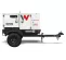 White and black WACKER 20-25 kW Towable Generator, Tier 4 Diesel