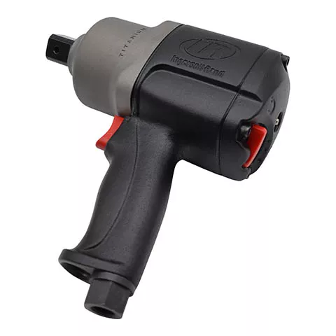 Silver and black Ingersoll Rand 1 inch drive Air Impact Wrench with a Pistol Grip