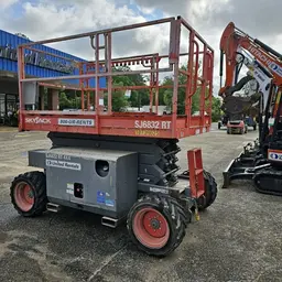 2018 Skyjack SJ6832RT Rough Terrain Scissor Lift