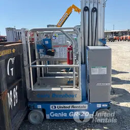 2019 Genie GR-20 Self-Propelled One-Person Lift